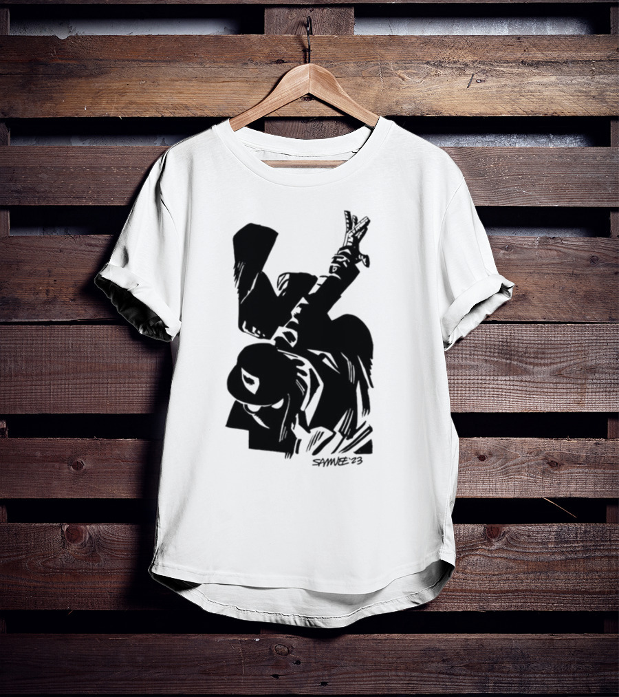 Chris Samnee '03 Spider-Man Noir Silhouette Dark T-Shirt