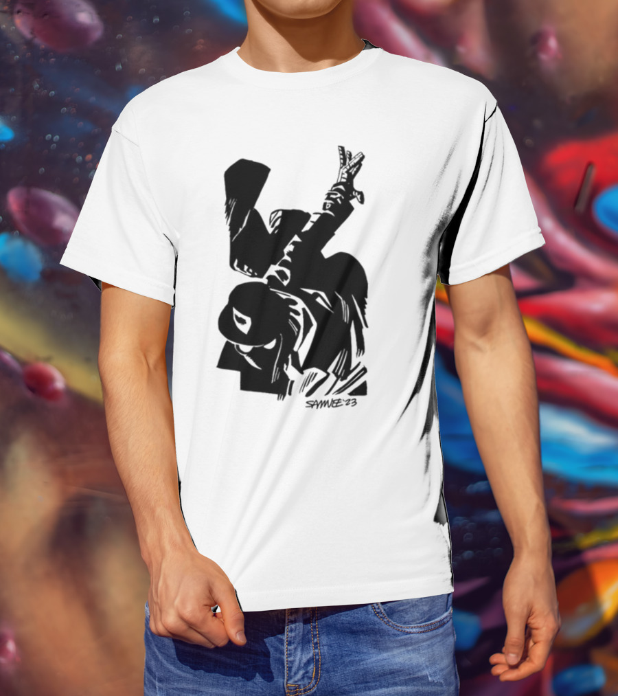 Chris Samnee '03 Spider-Man Noir Silhouette Dark T-Shirt