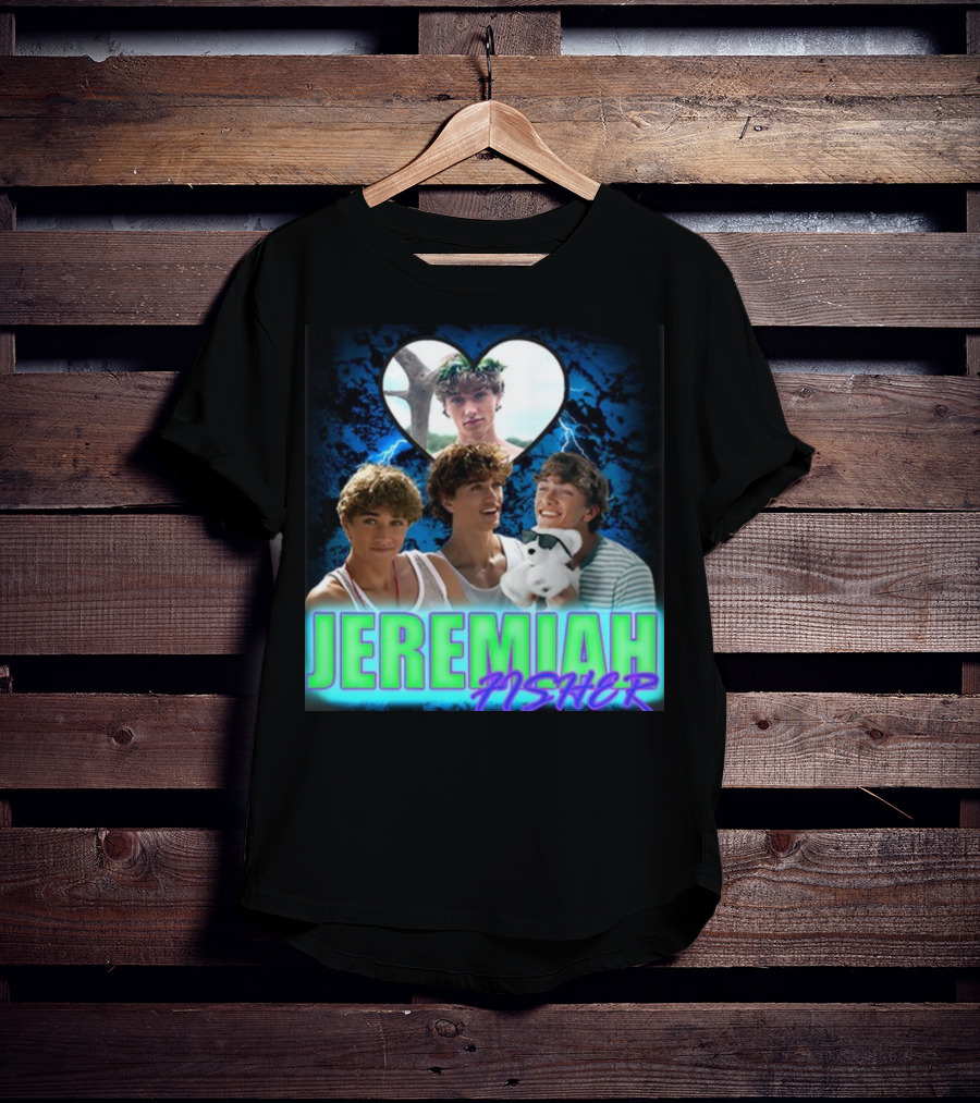 JEREMIAH FISHER Heart Lightning Trio T-Shirt