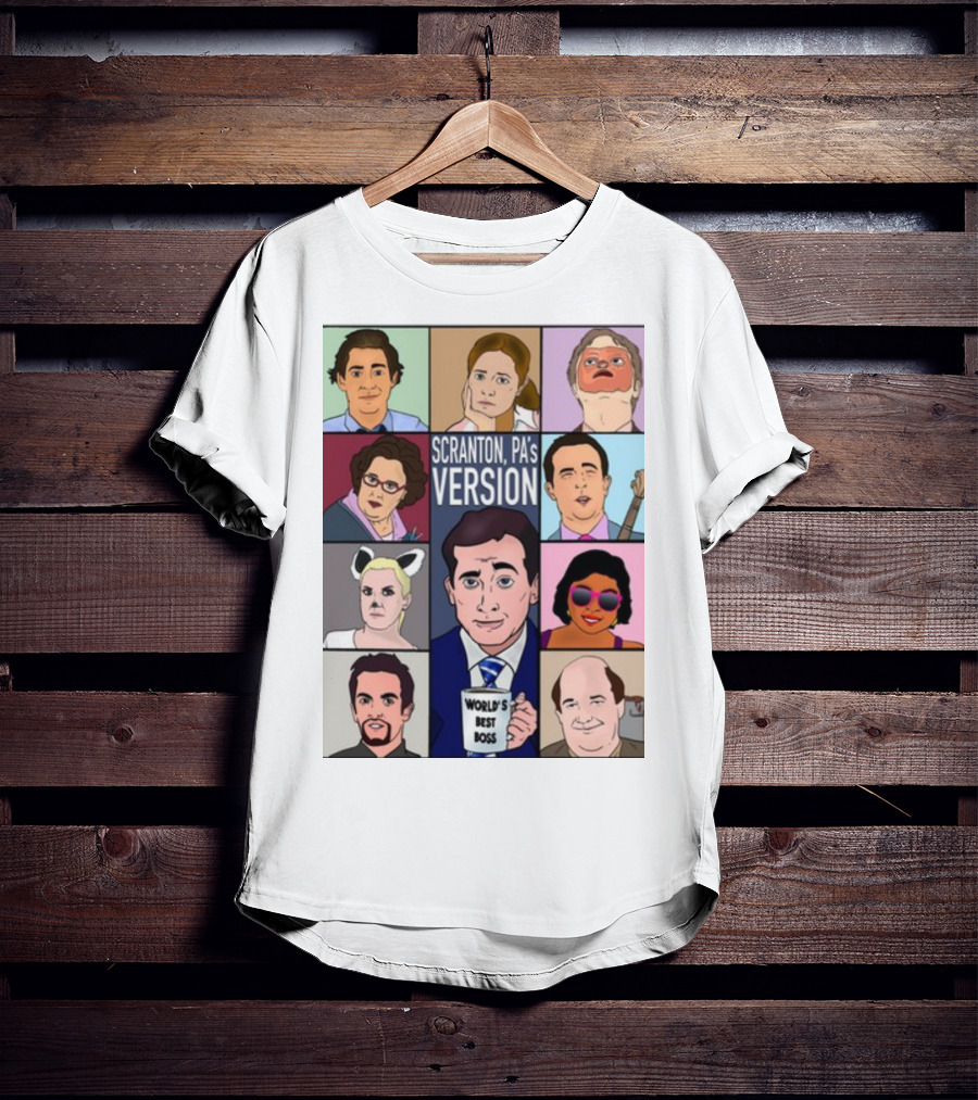 Scranton PA's Version The Office Eras World's Best Boss T-Shirt