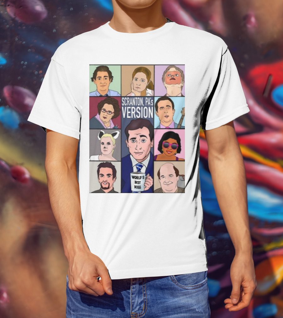 Scranton PA's Version The Office Eras World's Best Boss T-Shirt