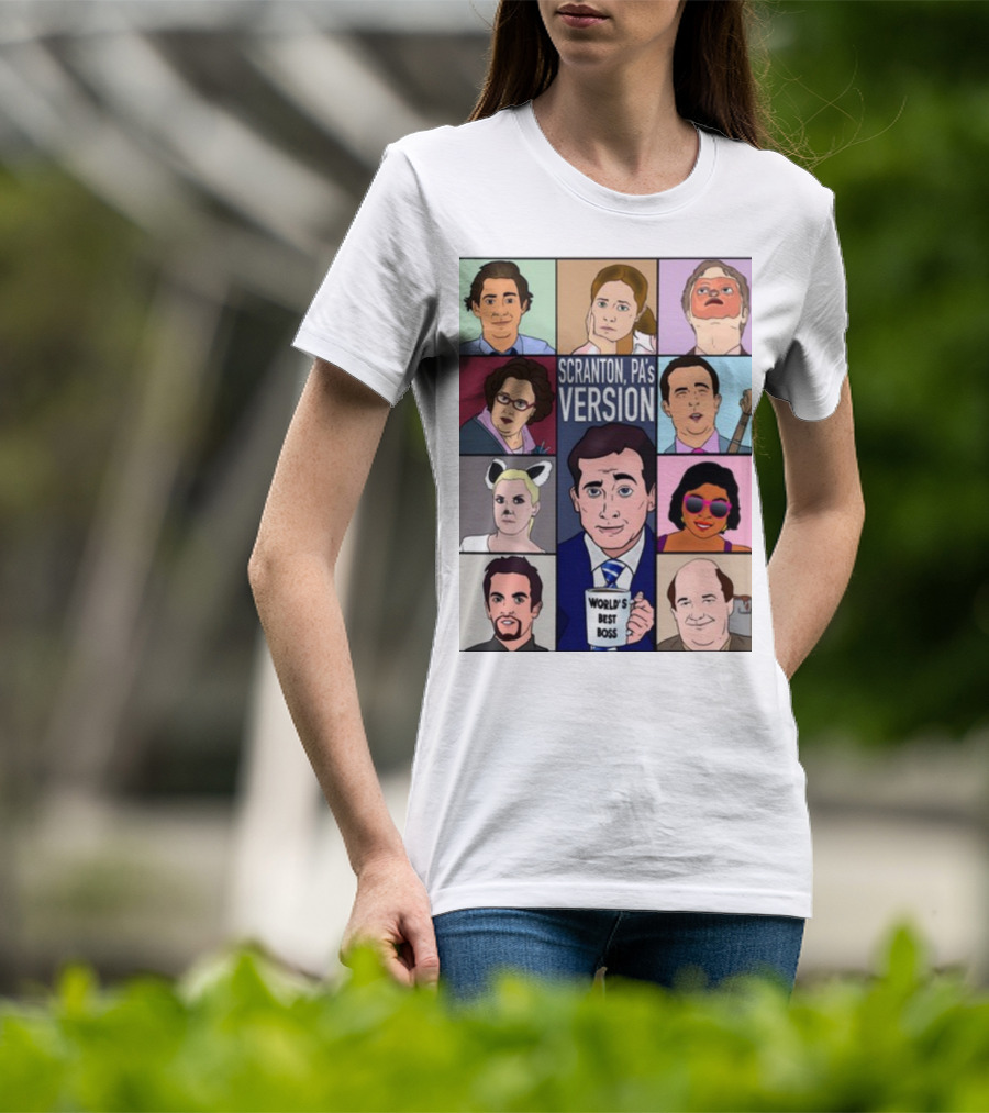 Scranton PA's Version The Office Eras World's Best Boss T-Shirt