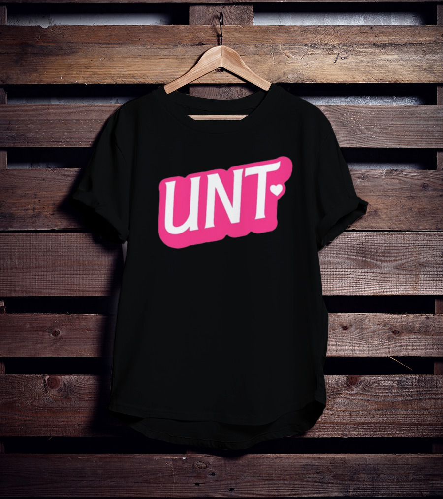 UNT Union Barbie Style Pink Heart T-Shirt