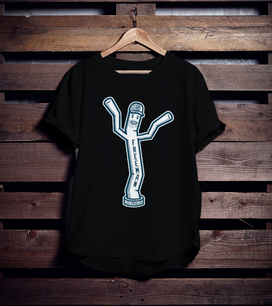 Freddie Freeman Los Angeles Dancing Inflatable Tube Guy T-Shirt