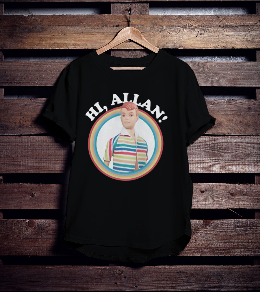 Hi Allan Retro Rainbow Toy T-Shirt