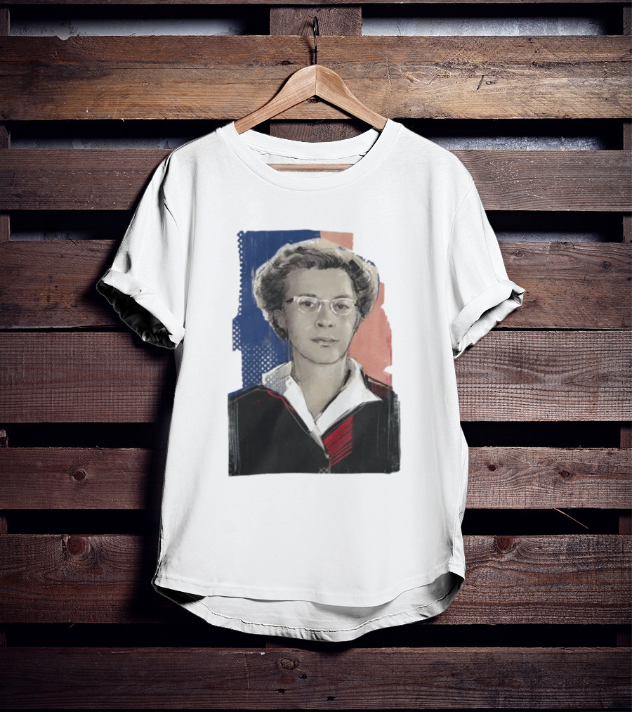 Milada Horáková Portrait With Blue T-Shirt