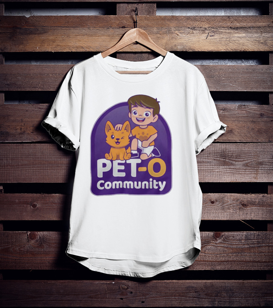 PET-O Community Winking Dog Child Cartoon T-Shirt