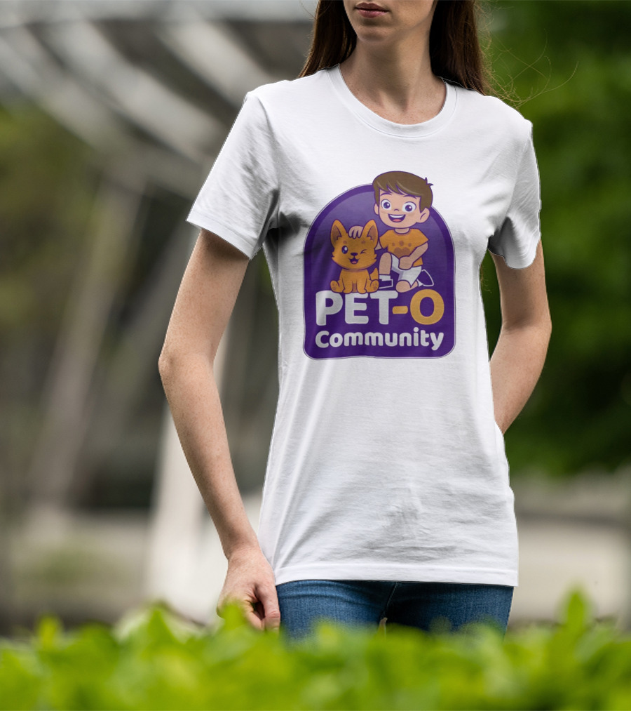 PET-O Community Winking Dog Child Cartoon T-Shirt