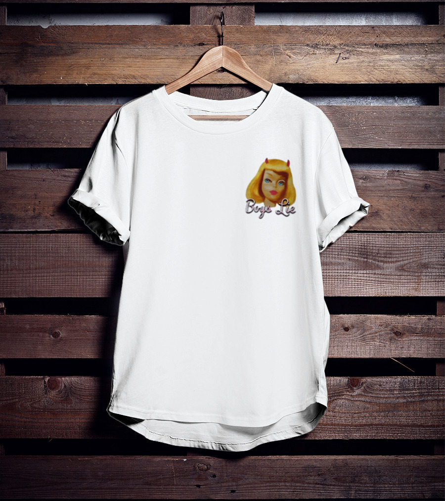 Boys Lie Blonde Devil Girl T-Shirt