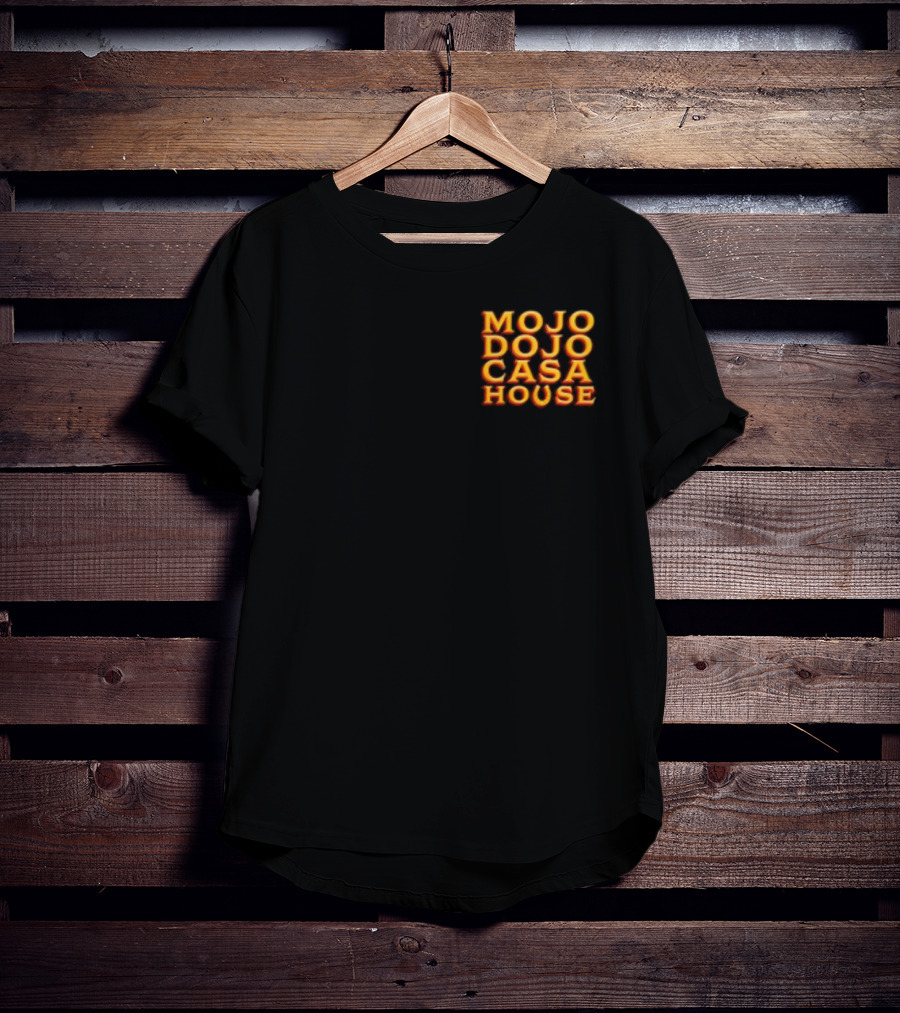 Mojo Dojo Casa House Bold Neon Text T-Shirt