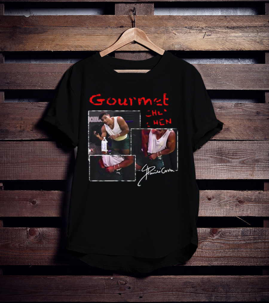 Gourmet Chen Chen Paulo Costa Signature Three-Image Collage T-Shirt