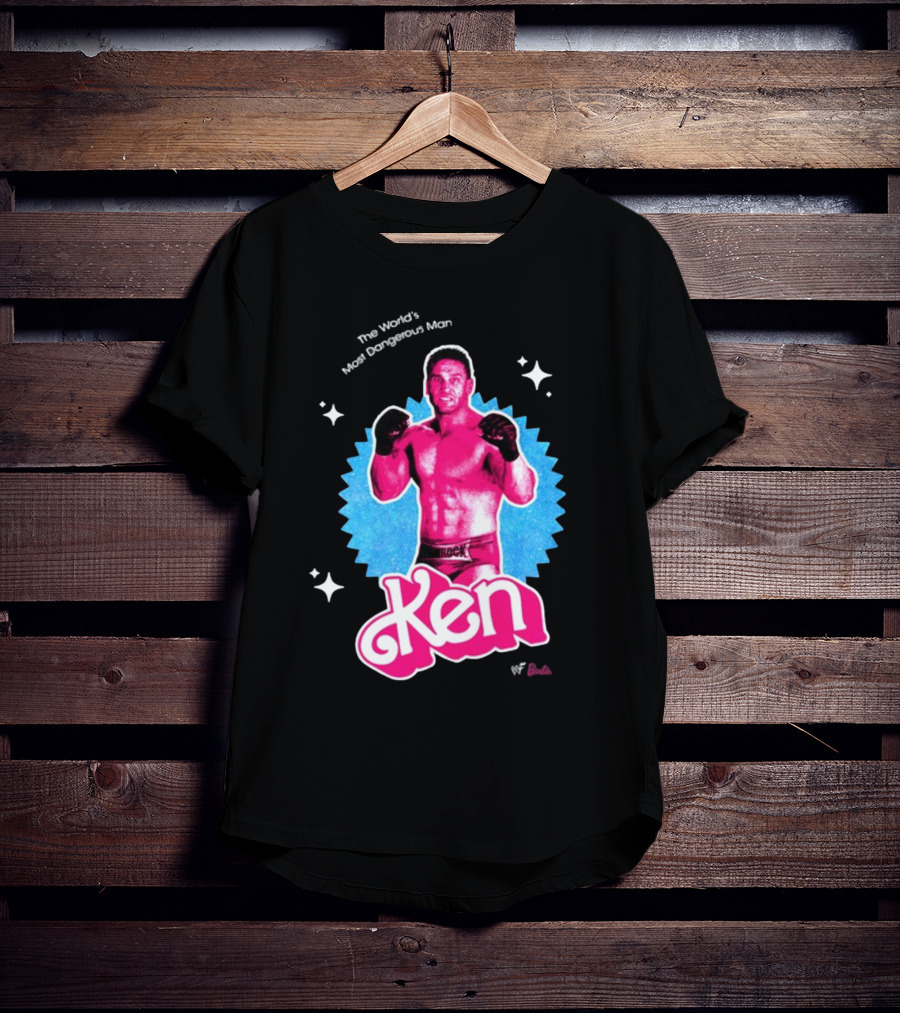 Nostalgiagland Ken The World's Most Dangerous Man Bold Retro Boxing T-Shirt