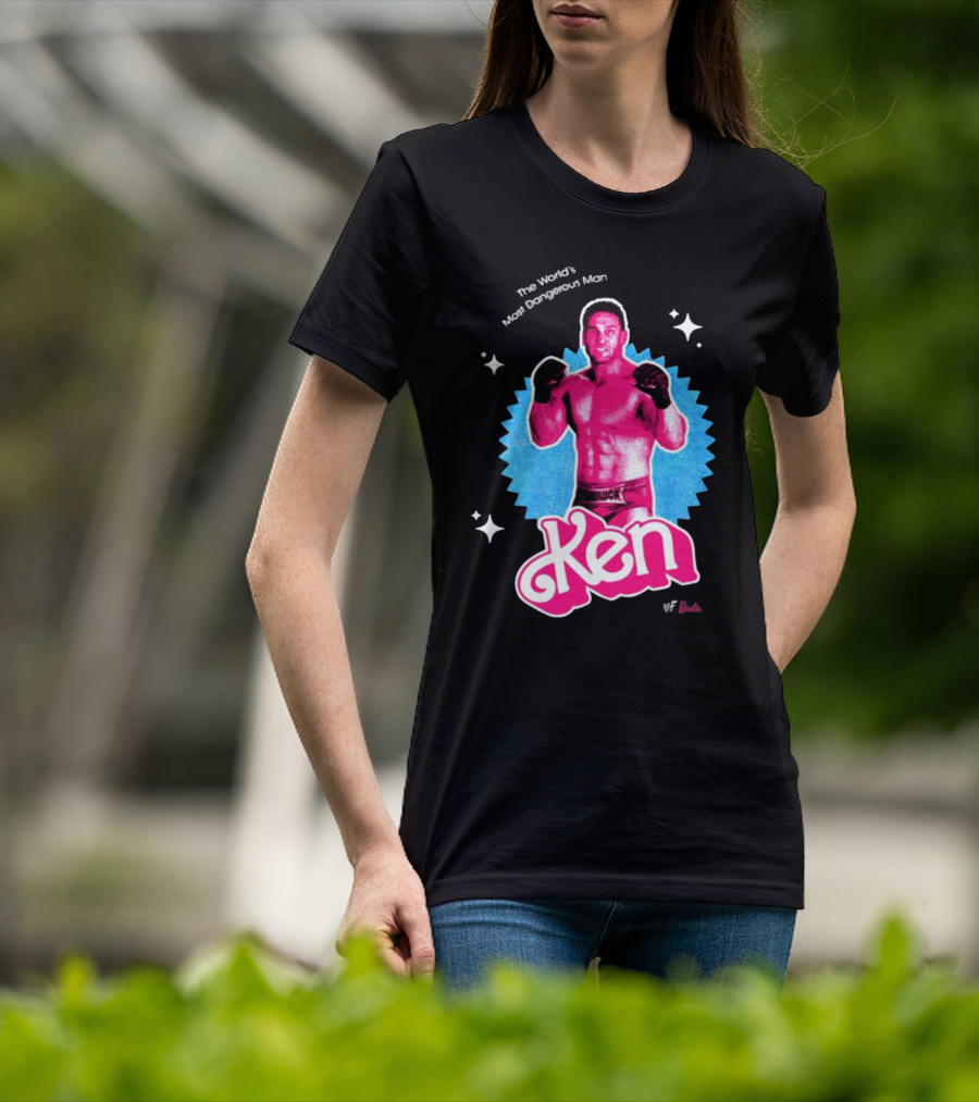Nostalgiagland Ken The World's Most Dangerous Man Bold Retro Boxing T-Shirt