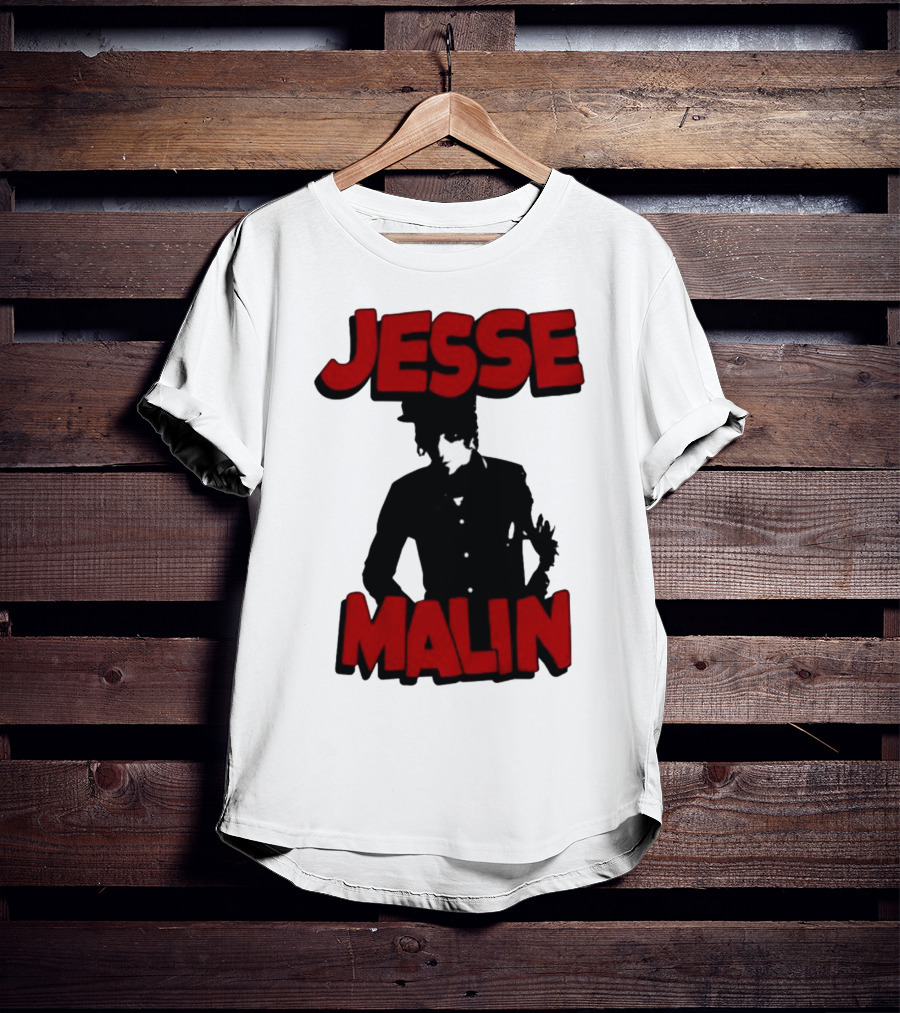 Jesse Malin Bold Red Text T-Shirt