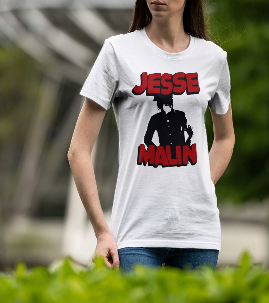 Jesse Malin Bold Red Text T-Shirt