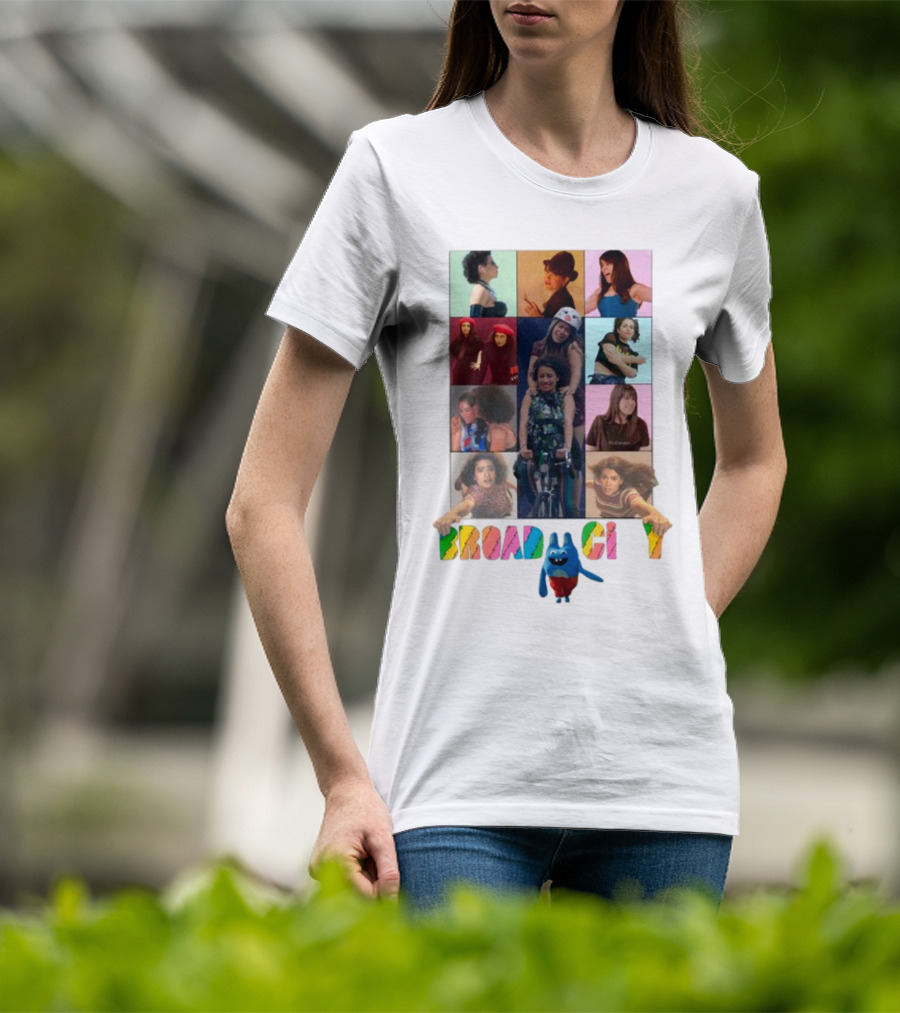Hateusednames Broad City Collage Eras Tour T-Shirt