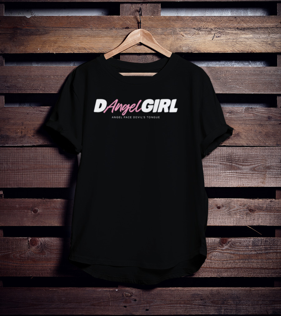 D Angel Girl Angel Face Devil's Tongue T-Shirt