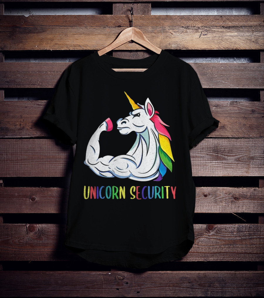 Unicorn Security Daddycorn Mens Cute Halloween Costume T-Shirt