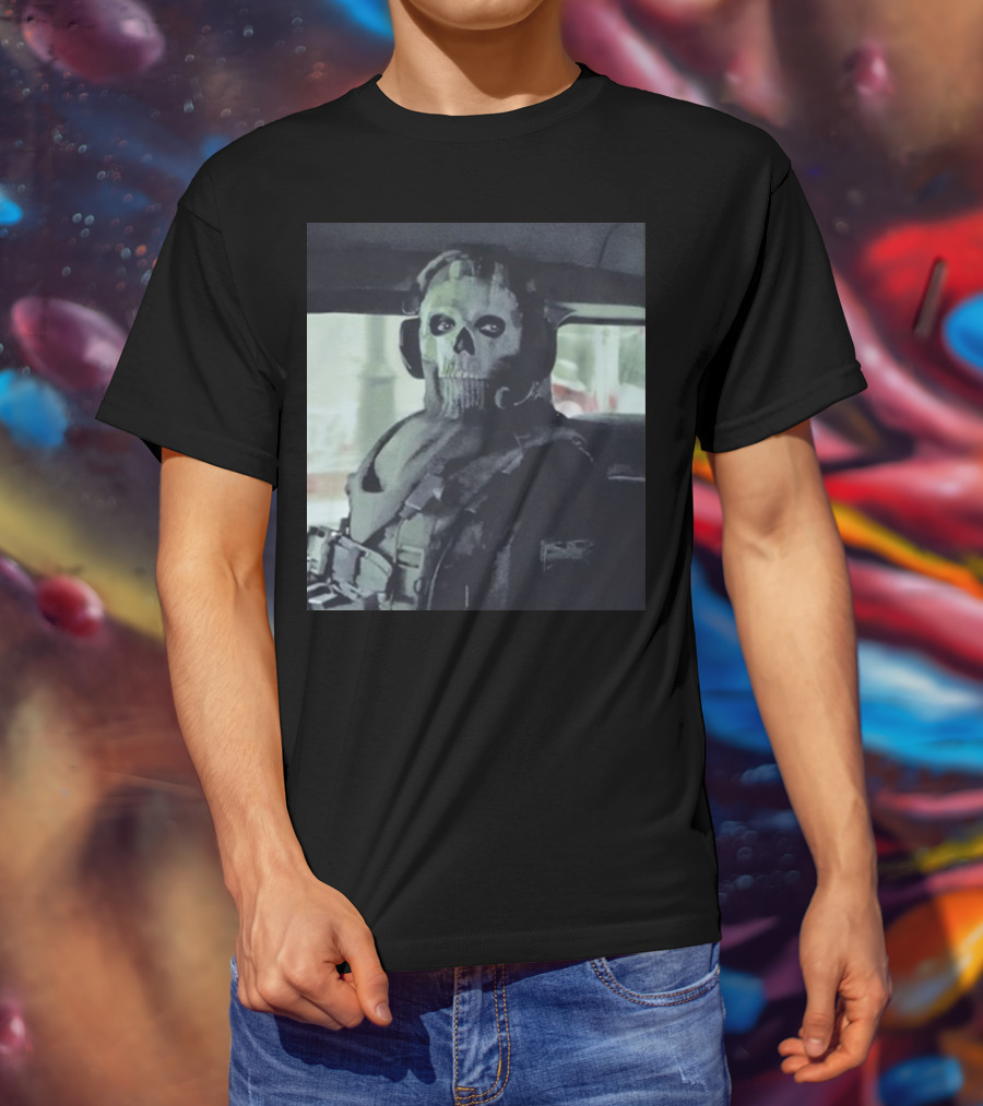 Modern Warfare II Ghost Mask Operator Stare T-Shirt