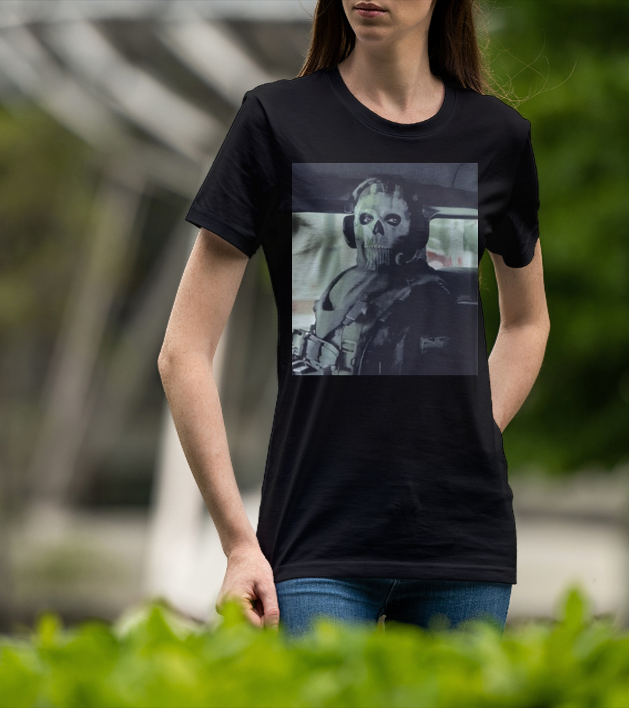 Modern Warfare II Ghost Mask Operator Stare T-Shirt