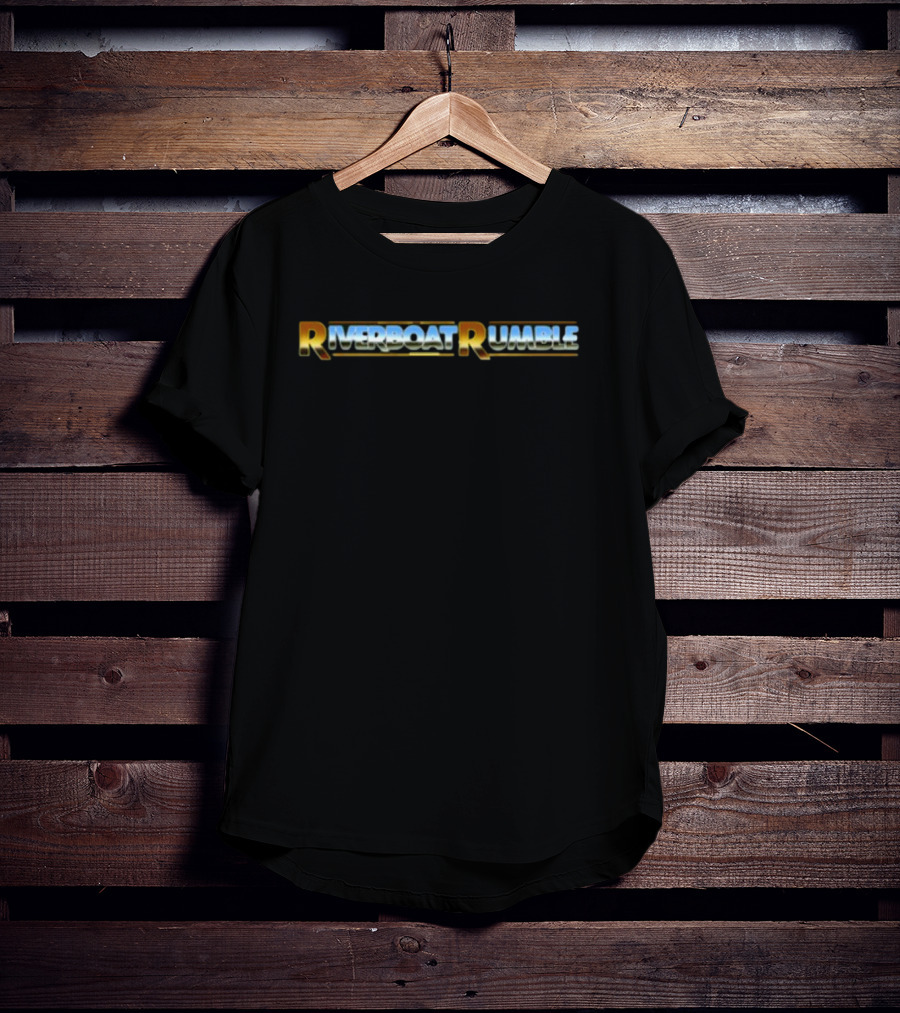 Riverboat Rumble Shitheadsteve Retro Adventure T-Shirt