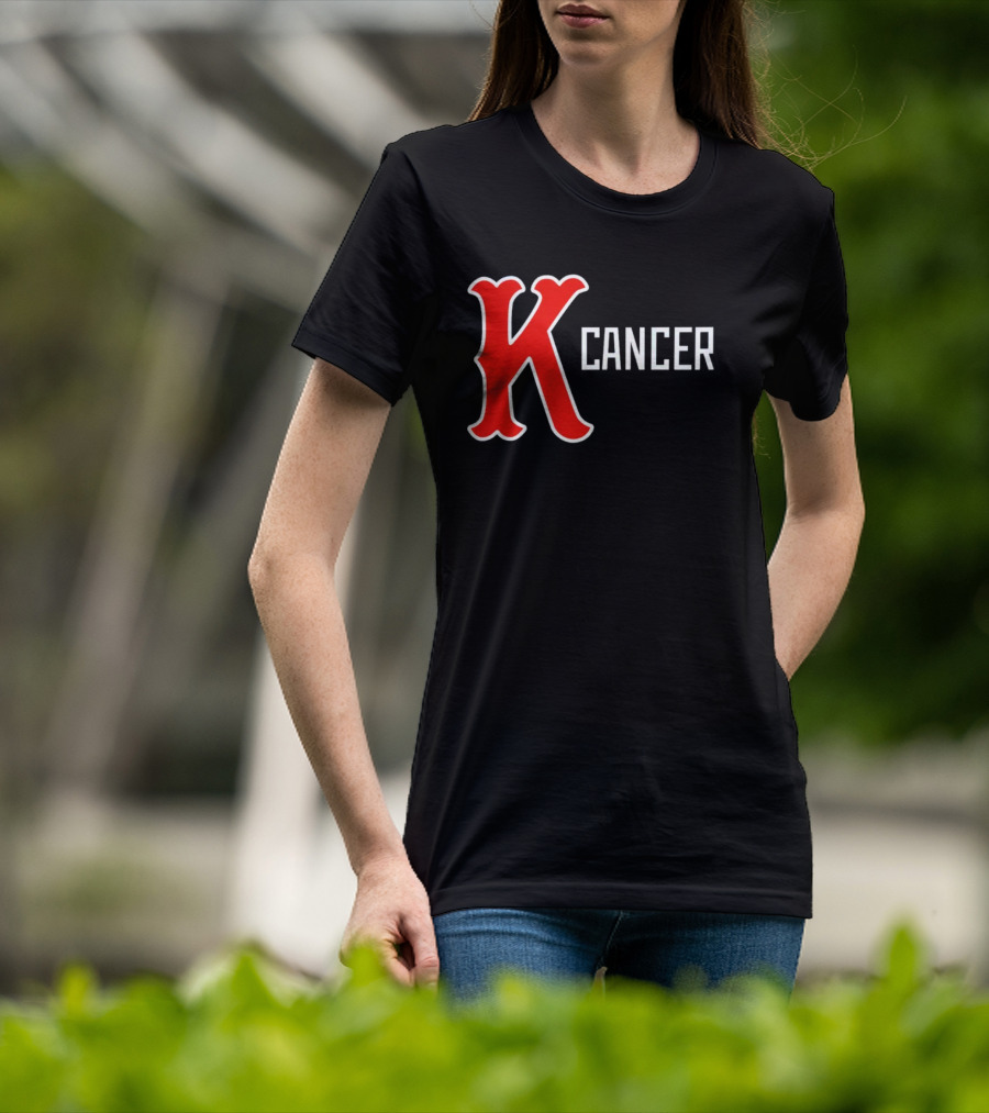 Boston Red Sox K Cancer T-Shirt