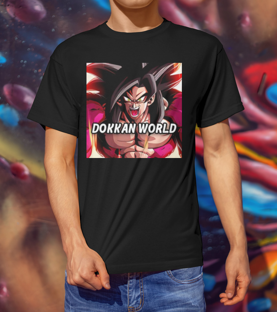 Dokkan World Super Saiyan 4 Character Burst T-Shirt