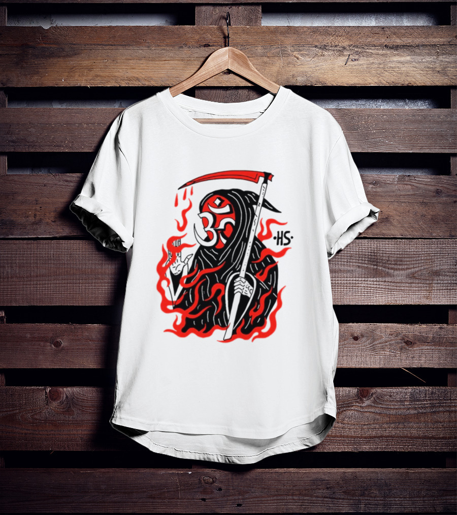Heavyslime Philadelphia HS Om Reaper Fire T-Shirt