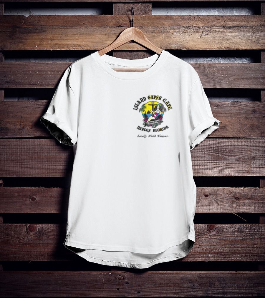 Island Gypsy Key West Florida Tropical Scene T-Shirt