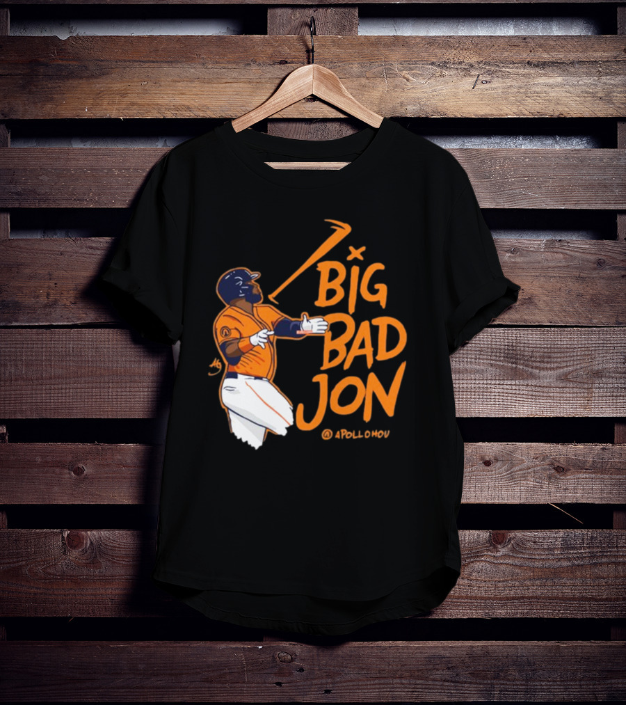 Big Bad Jon Singleton Apollo Houston Baseball Player T-Shirt