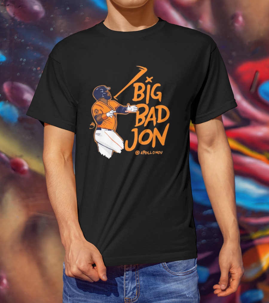 Big Bad Jon Singleton Apollo Houston Baseball Player T-Shirt