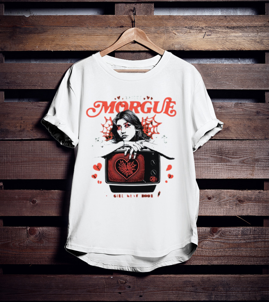 Kailee Morgue Spider Web TV Girl Next Door T-Shirt