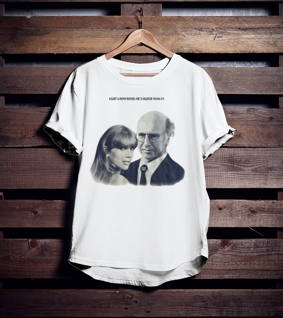 Buggirl200 Larry David Swiftie Baseball Photo Mashup T-Shirt