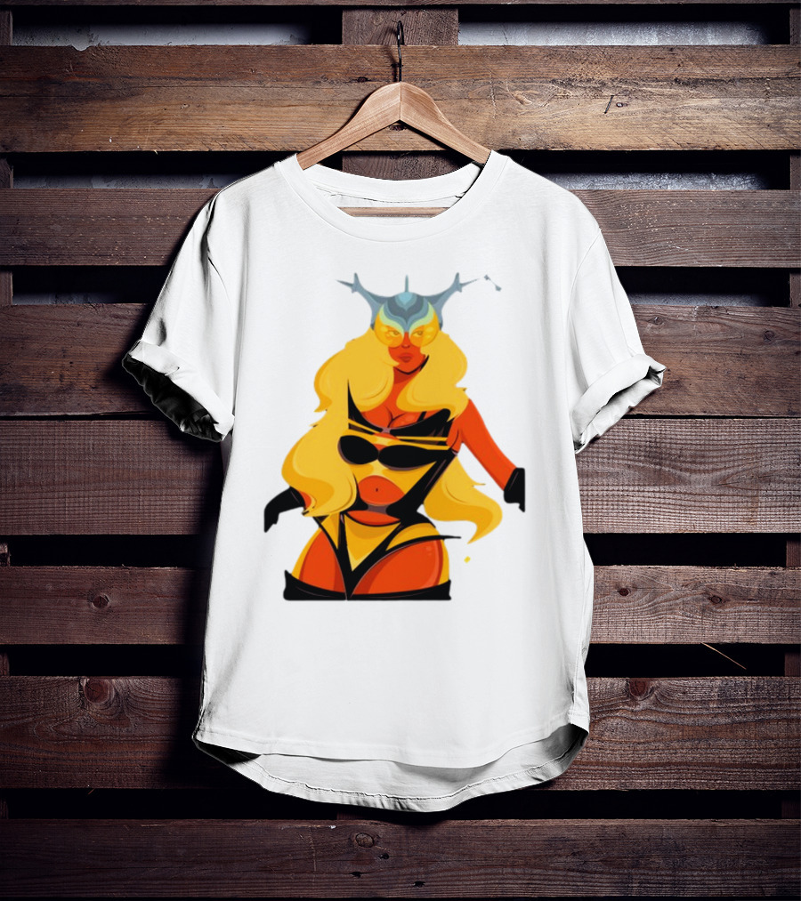 Thaddy Hippypotter Renaissance Bey Sci-Fi Goddess Appearance T-Shirt