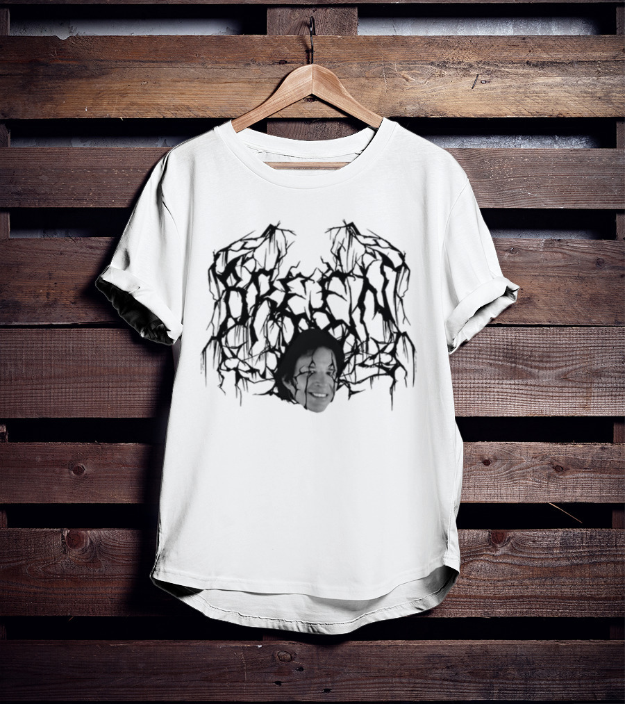 Breen Heavy Metal Style Face T-Shirt