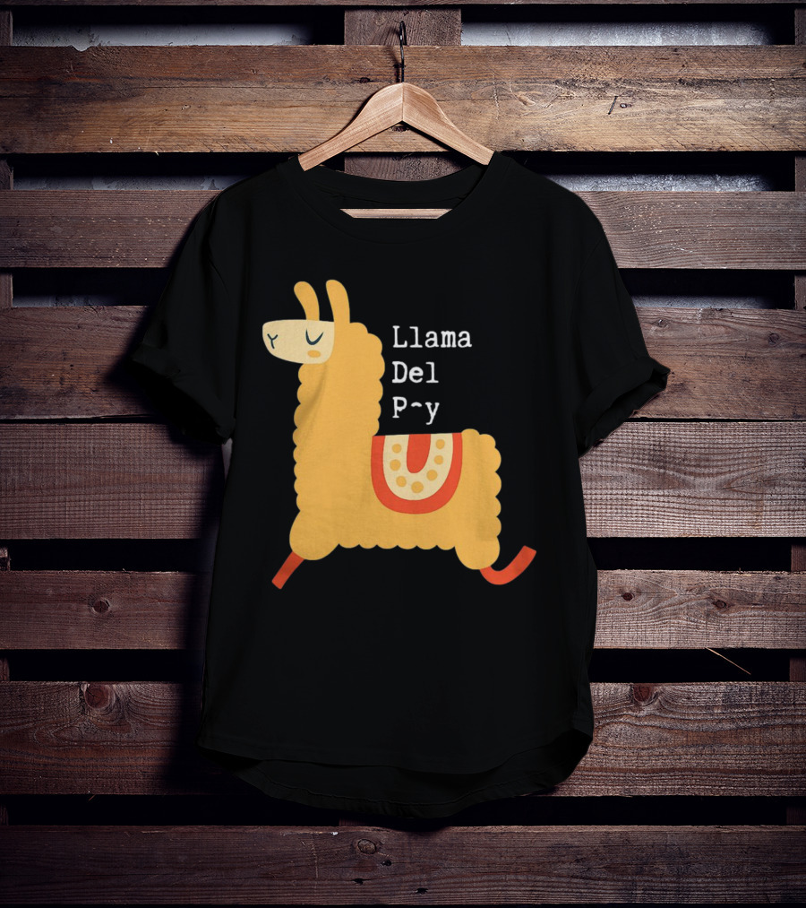 Llama Del P~y Funny Music T-Shirt