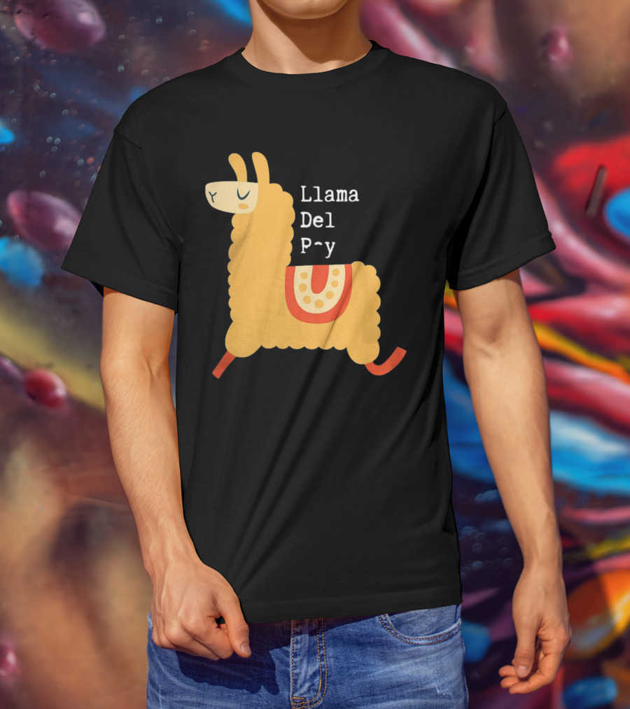 Llama Del P~y Funny Music T-Shirt