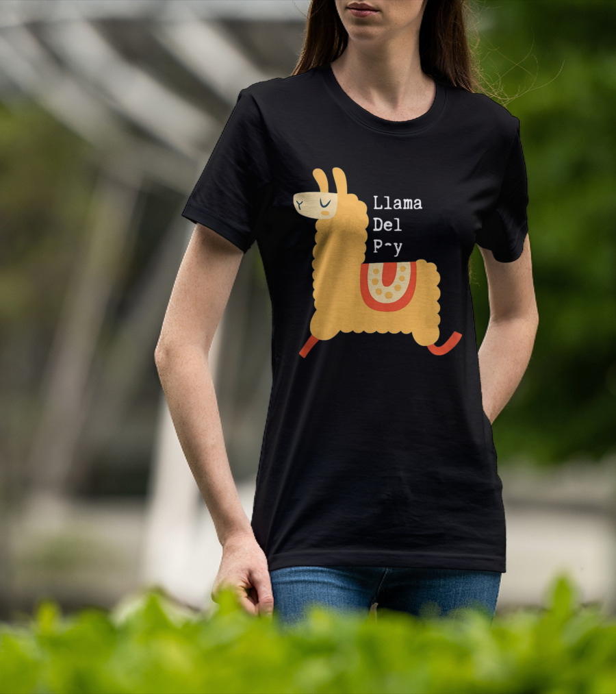 Llama Del P~y Funny Music T-Shirt