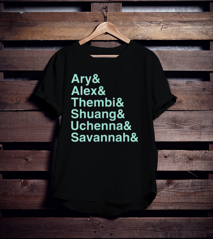 Racing Louisville FC Ary Alex Thembi Shuang Uchenna Savannah Players Names T-Shirt