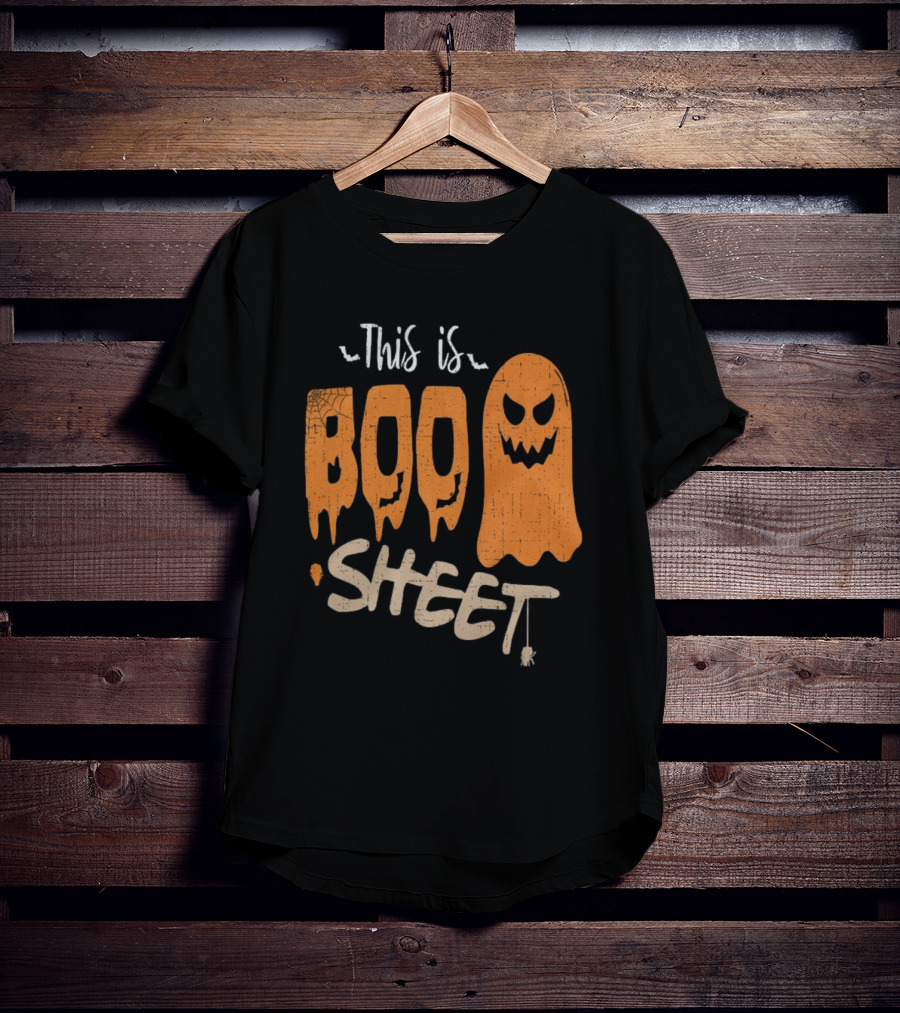 This Is Boo Sheet Halloween Ghost Puns T-Shirt