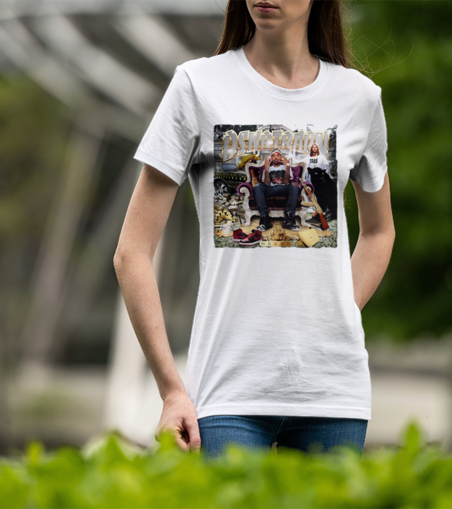 DSNRTRAPN Reese Throne Money Car Panther Rifle T-Shirt