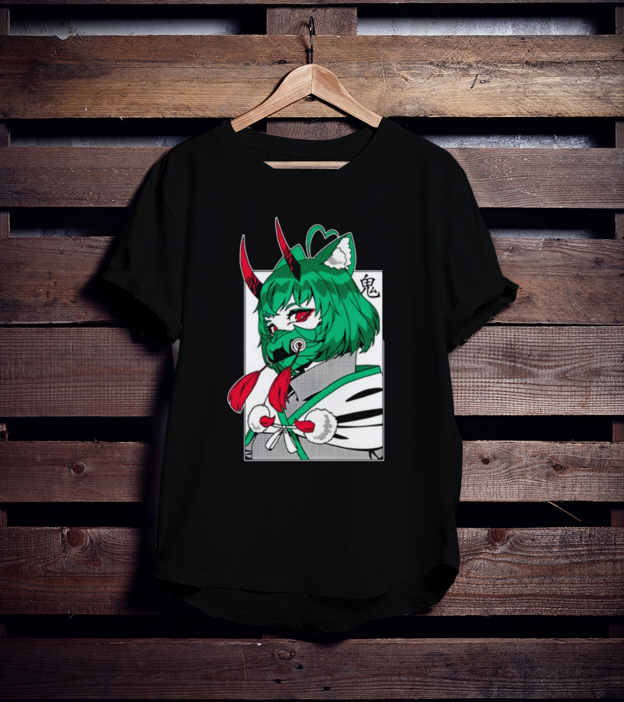 Girl Dm Bundle Anime Style Masked Character Birthday T-Shirt