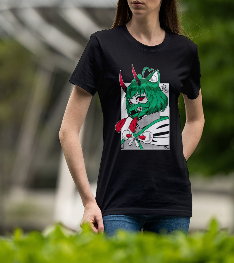 Girl Dm Bundle Anime Style Masked Character Birthday T-Shirt
