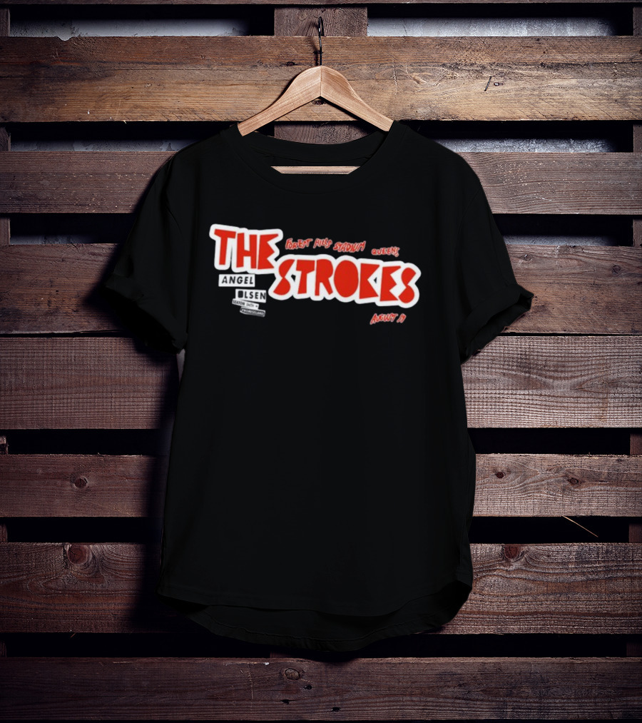 The Strokes Forest Hills Stadium Queens August 19 Angel Olsen T-Shirt