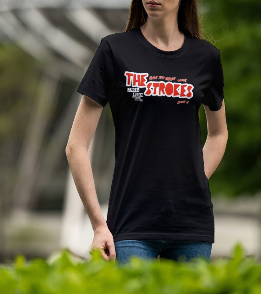 The Strokes Forest Hills Stadium Queens August 19 Angel Olsen T-Shirt