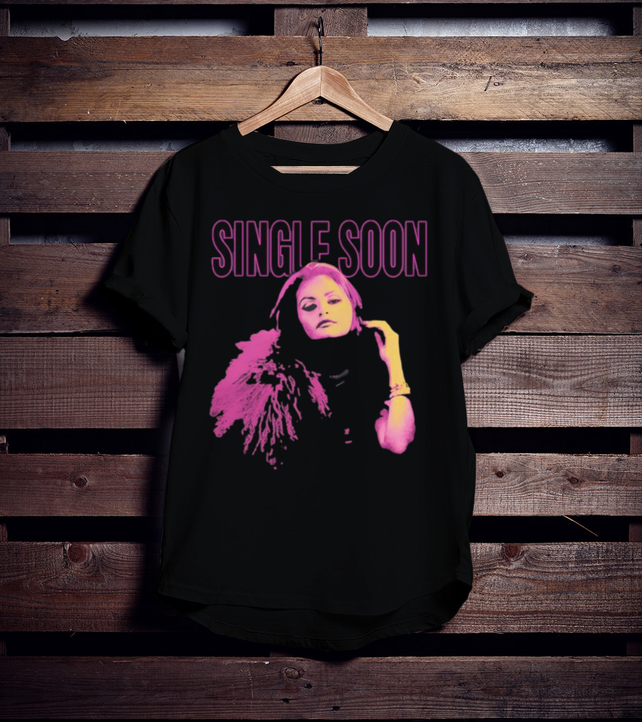 SINGLE SOON Fashion Icon Pink And Yellow T-Shirt