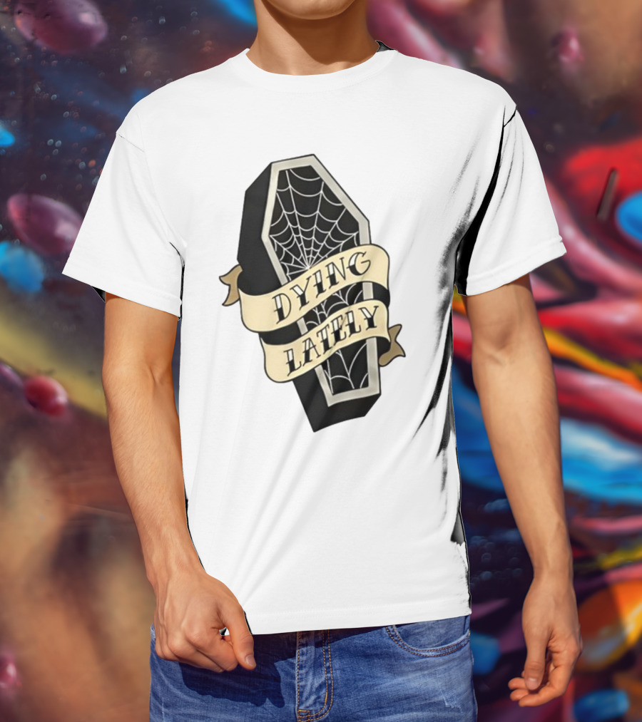 Iamjakehill Coffin Dying Lately Spiderweb T-Shirt