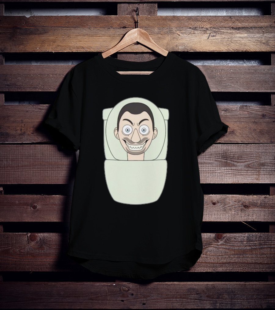 Skibidi Toilet Youtooz New Creepy Toilet Head Meme T-Shirt