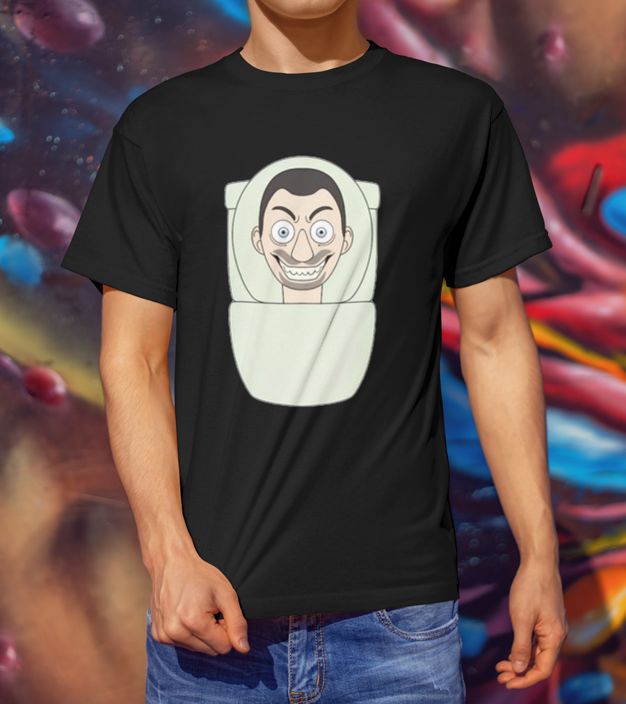 Skibidi Toilet Youtooz New Creepy Toilet Head Meme T-Shirt