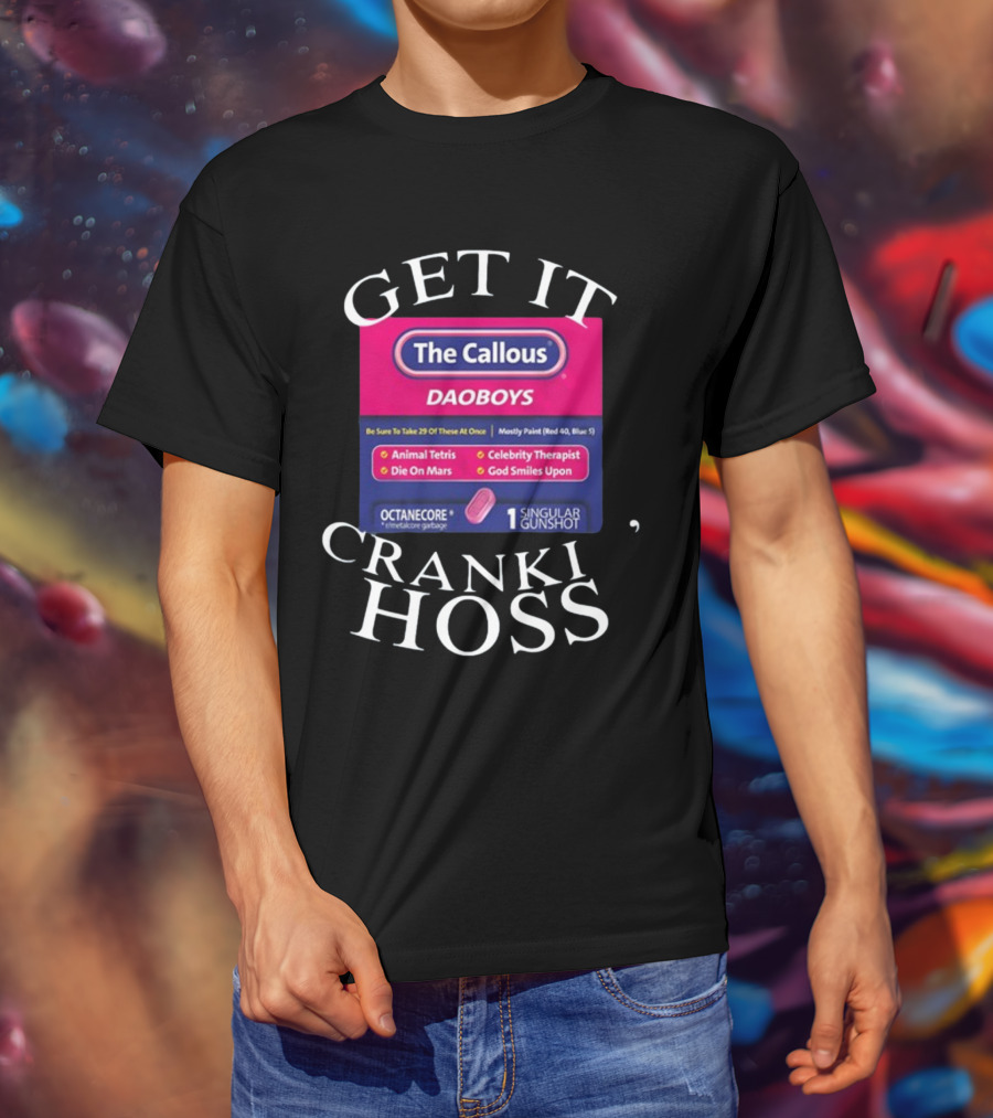 The Callous Daoboys Crankin Animal Tetris Celebrity Therapist Cranki Hoss T-Shirt